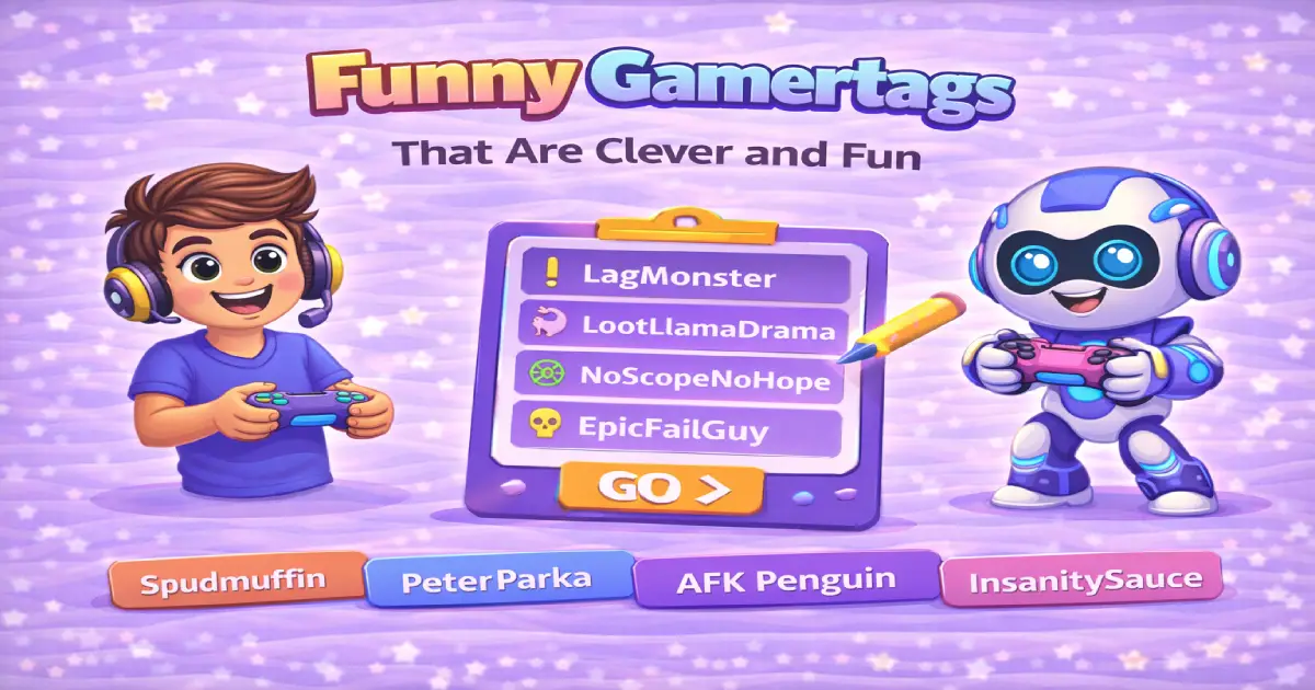 388+ Funny Gamertags: Silly, Smart & Readable Username Ideas