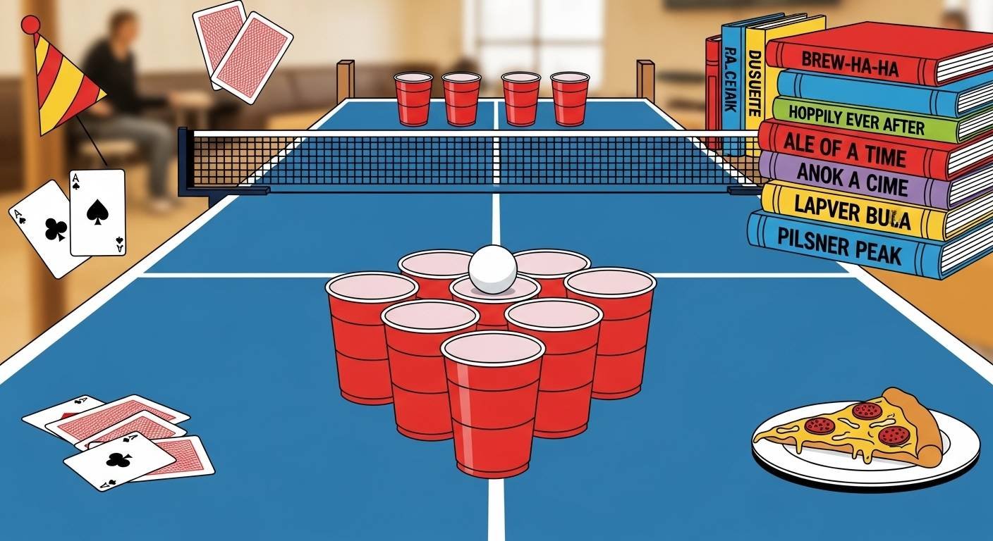 Pop Culture Beer Pong Team Names - visual guide and ideas