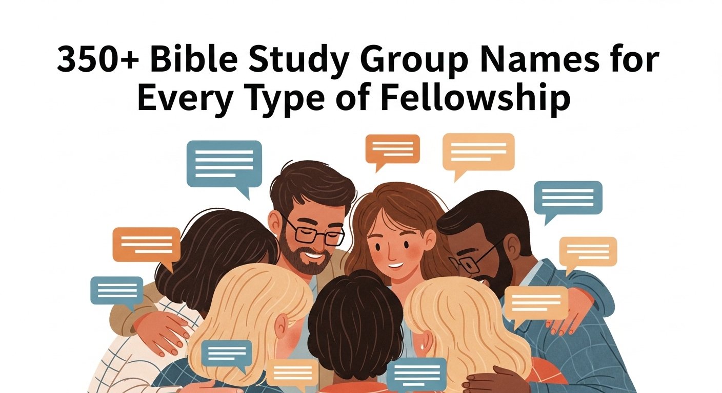 350+ Bible Study Group Names for Every Type of Fellowship