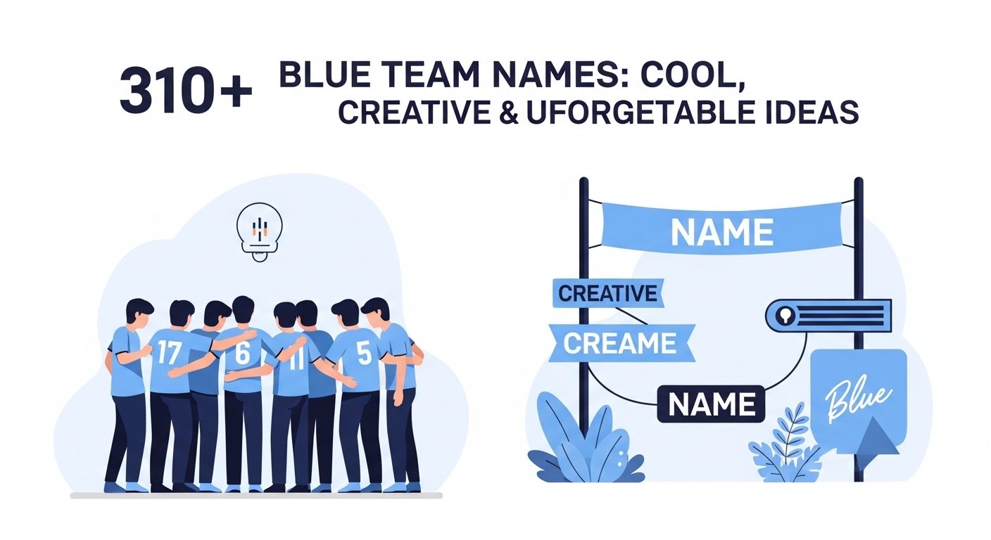310+ Blue Team Names: Cool, Creative & Unforgettable Ideas
