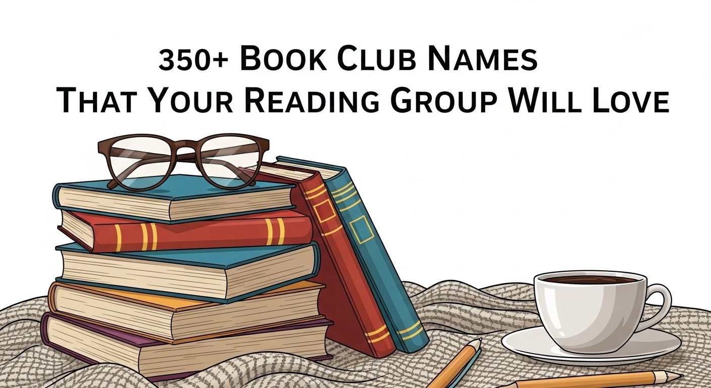 350+ Book Club Names That Your Reading Group Will Love