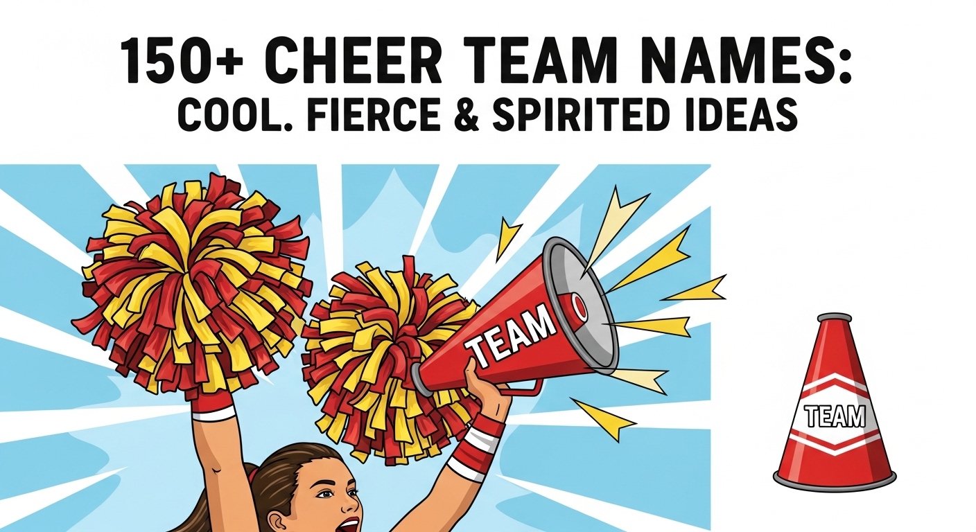 150+ Cheer Team Names: Cool, Fierce & Spirited Ideas