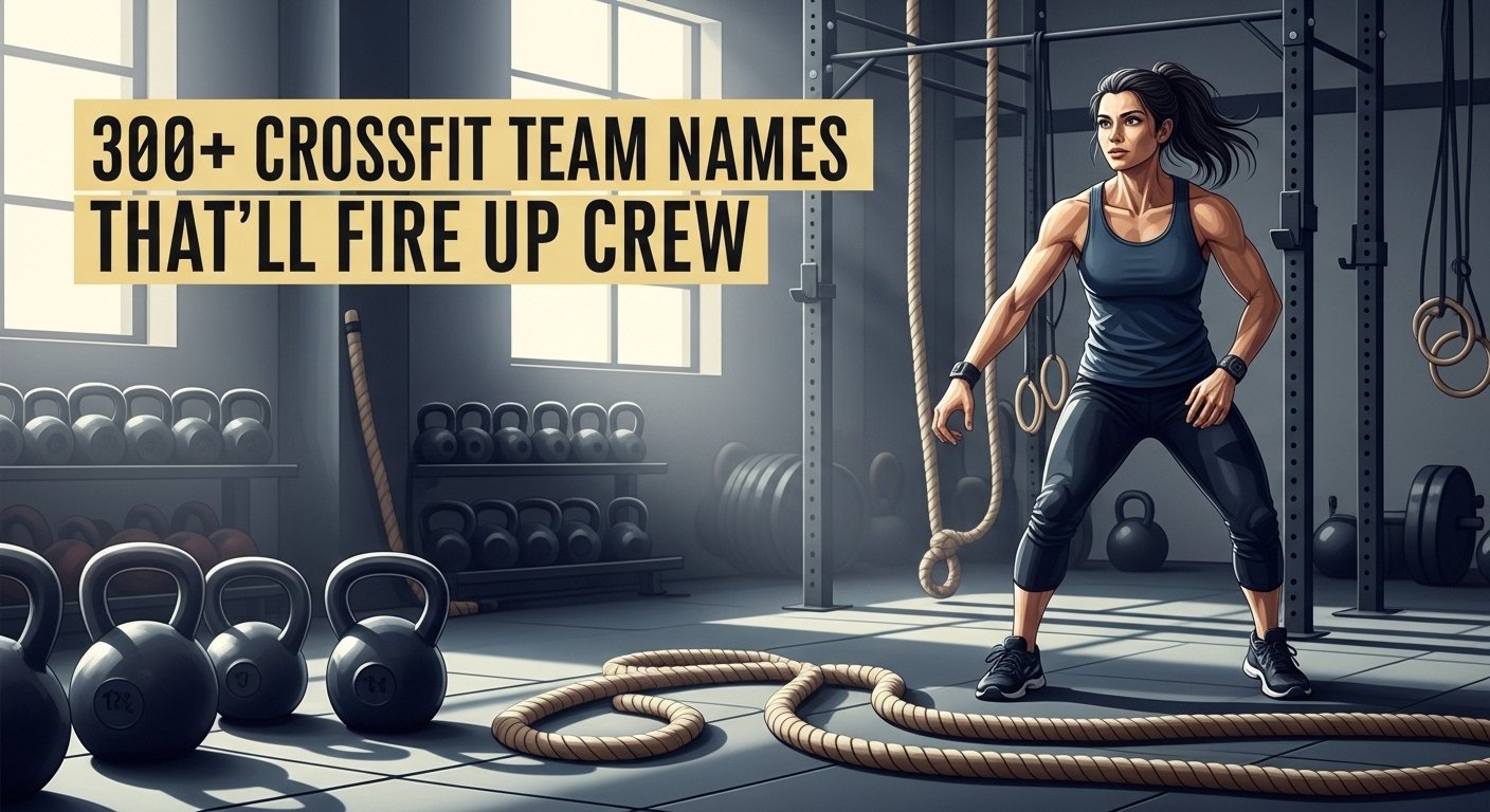 List of 300+ crossfit team names with funny, cool, and creative ideas