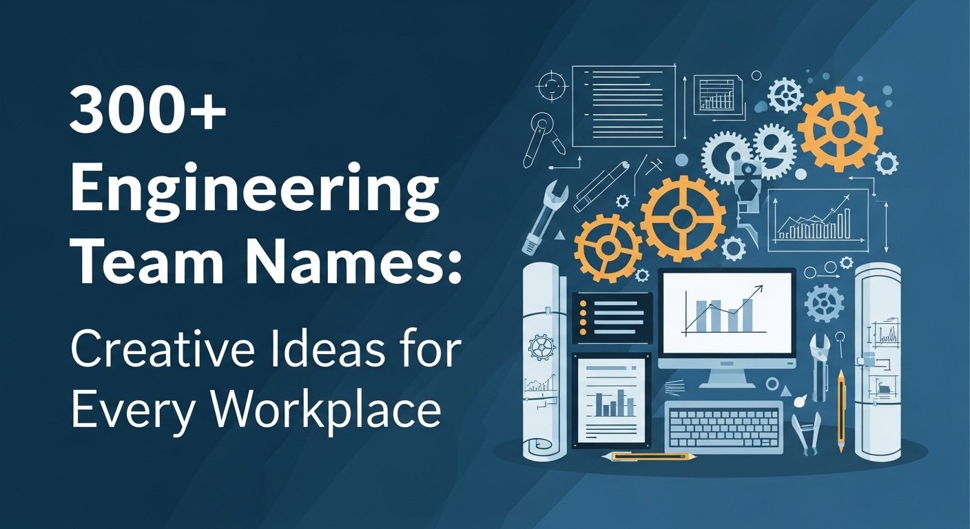 List of 300+ engineering team names with funny, cool, and creative ideas