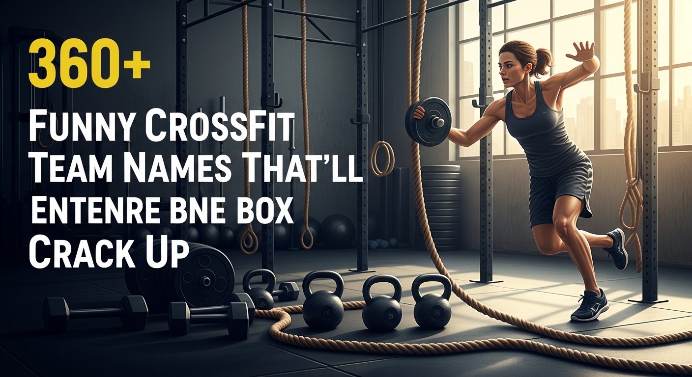 360+ Funny CrossFit Team Names That’ll Make Your Entire Box Crack Up