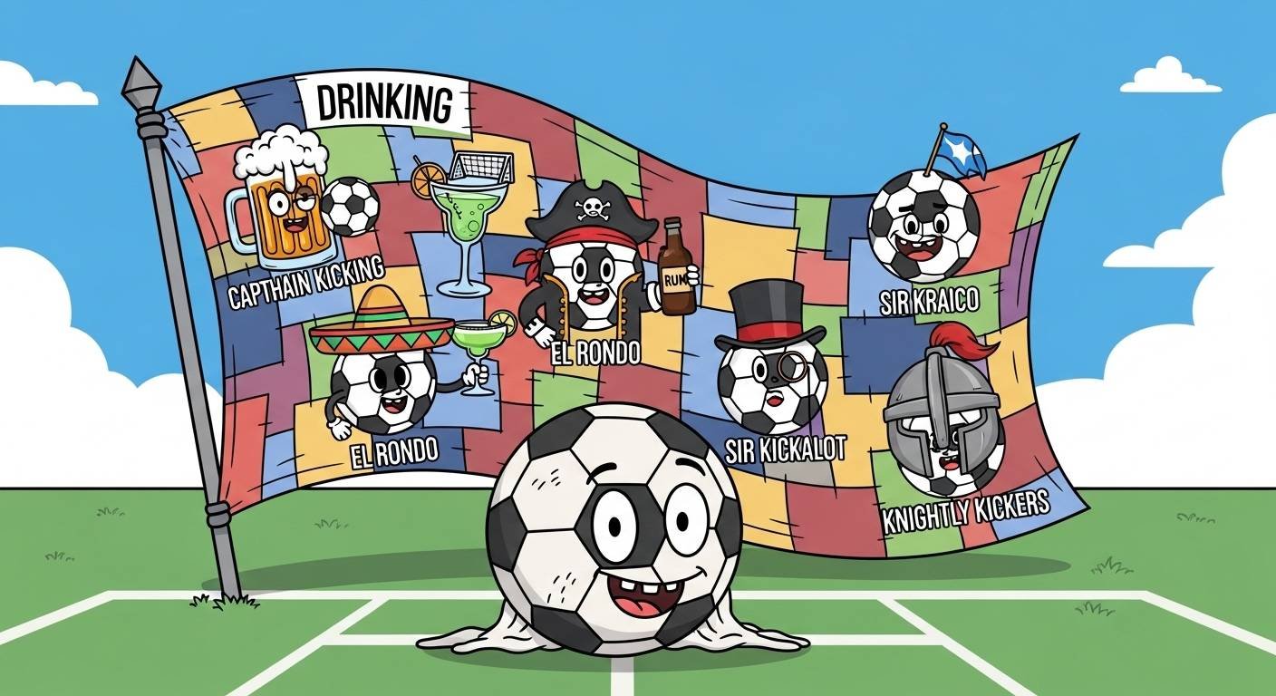 Pop Culture Soccer Names - visual guide and ideas