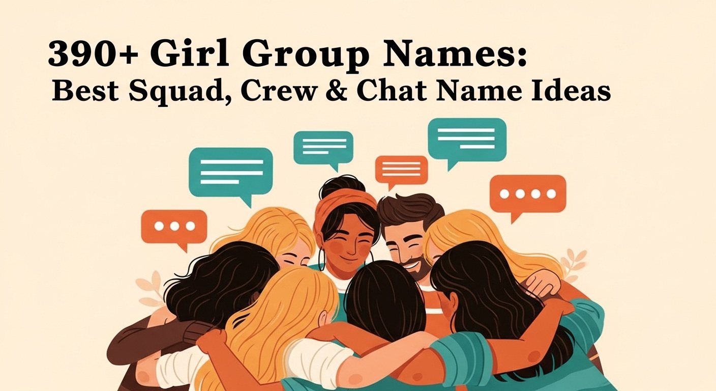390+ Girl Group Names: Best Squad, Crew & Chat Name Ideas
