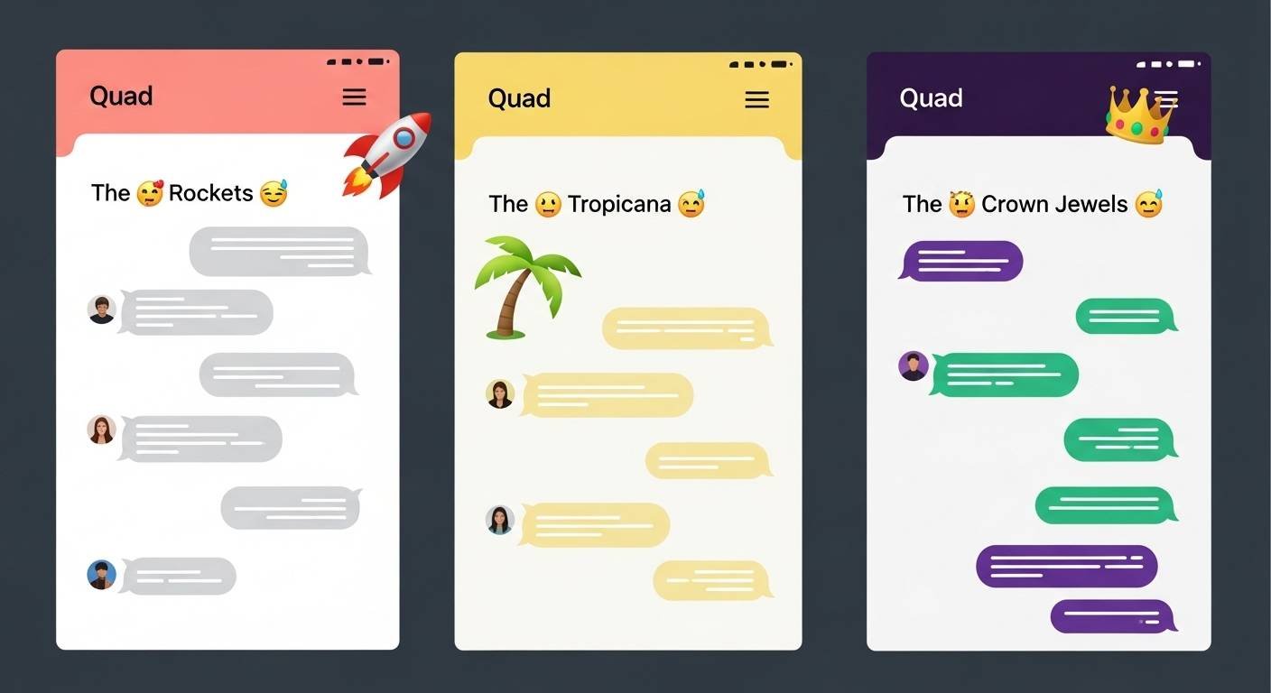 Gen Z Chat Names for 3 - visual guide and ideas