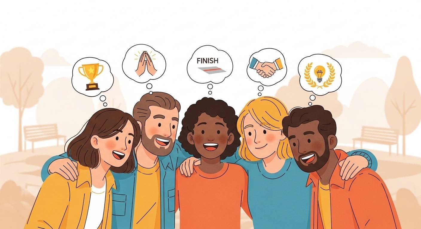 Cute Group Chat Names for 5 - visual guide and ideas