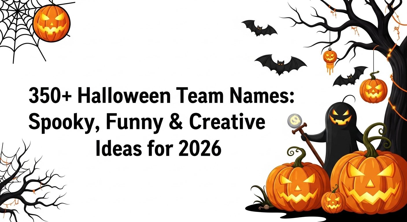 350+ Halloween Team Names: Spooky, Funny & Creative Ideas for 2026