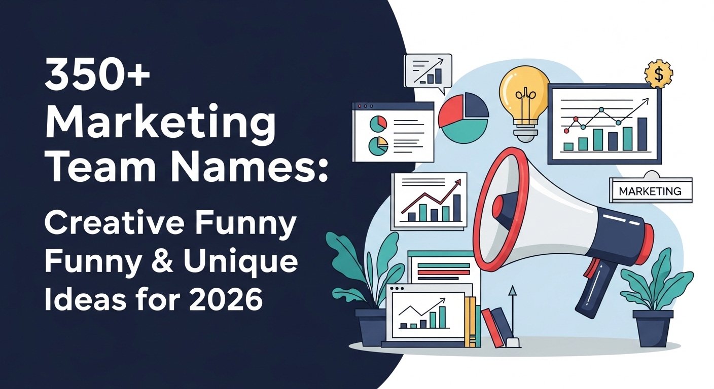 350+ Marketing Team Names: Creative, Funny & Unique Ideas for 2026