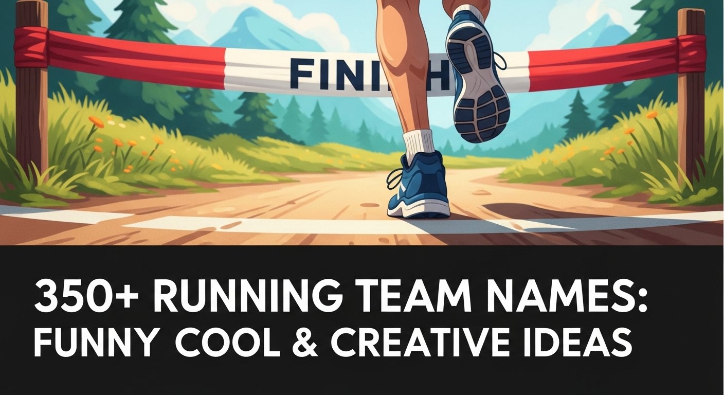 List of 350+ running team names with funny, cool, and creative ideas