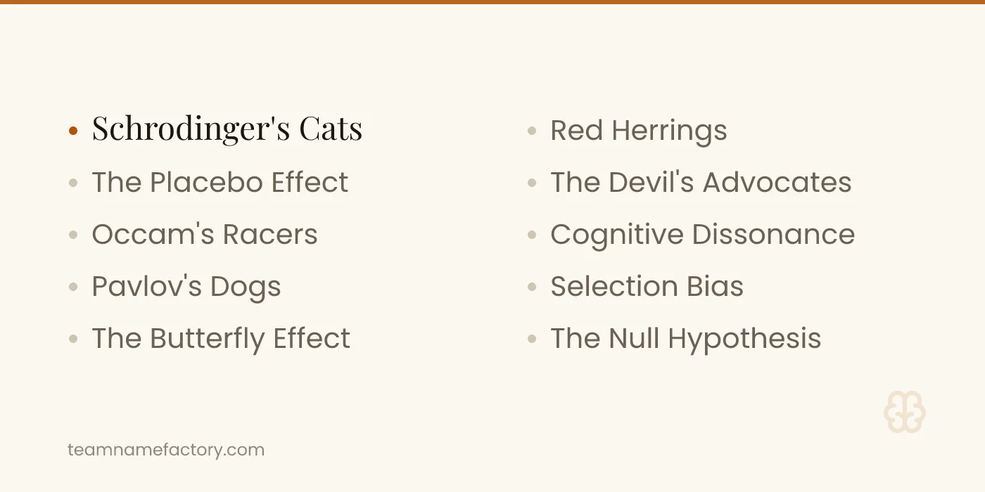 Clever Trivia Team Names — funny trivia team names ideas from teamnamefactory.com