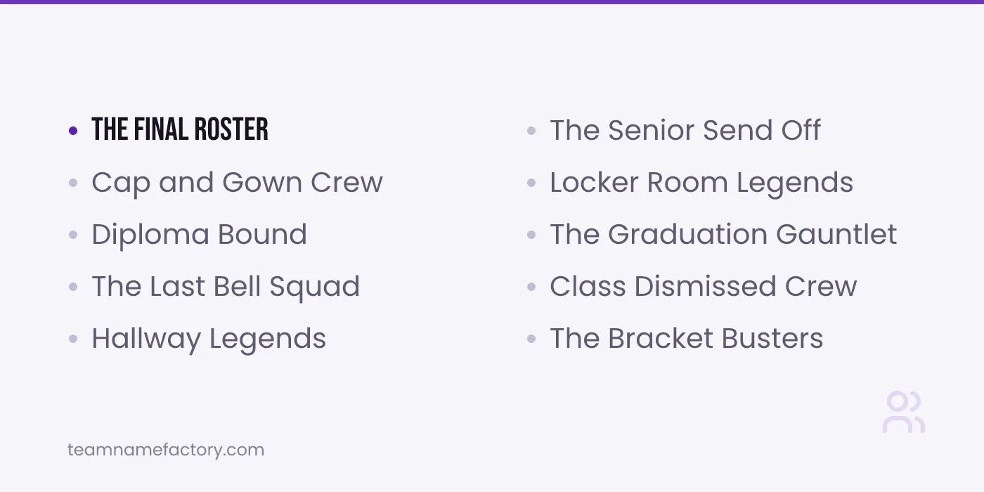 Good Senior Assassin Team Names — senior assassin team names ideas from teamnamefactory.com