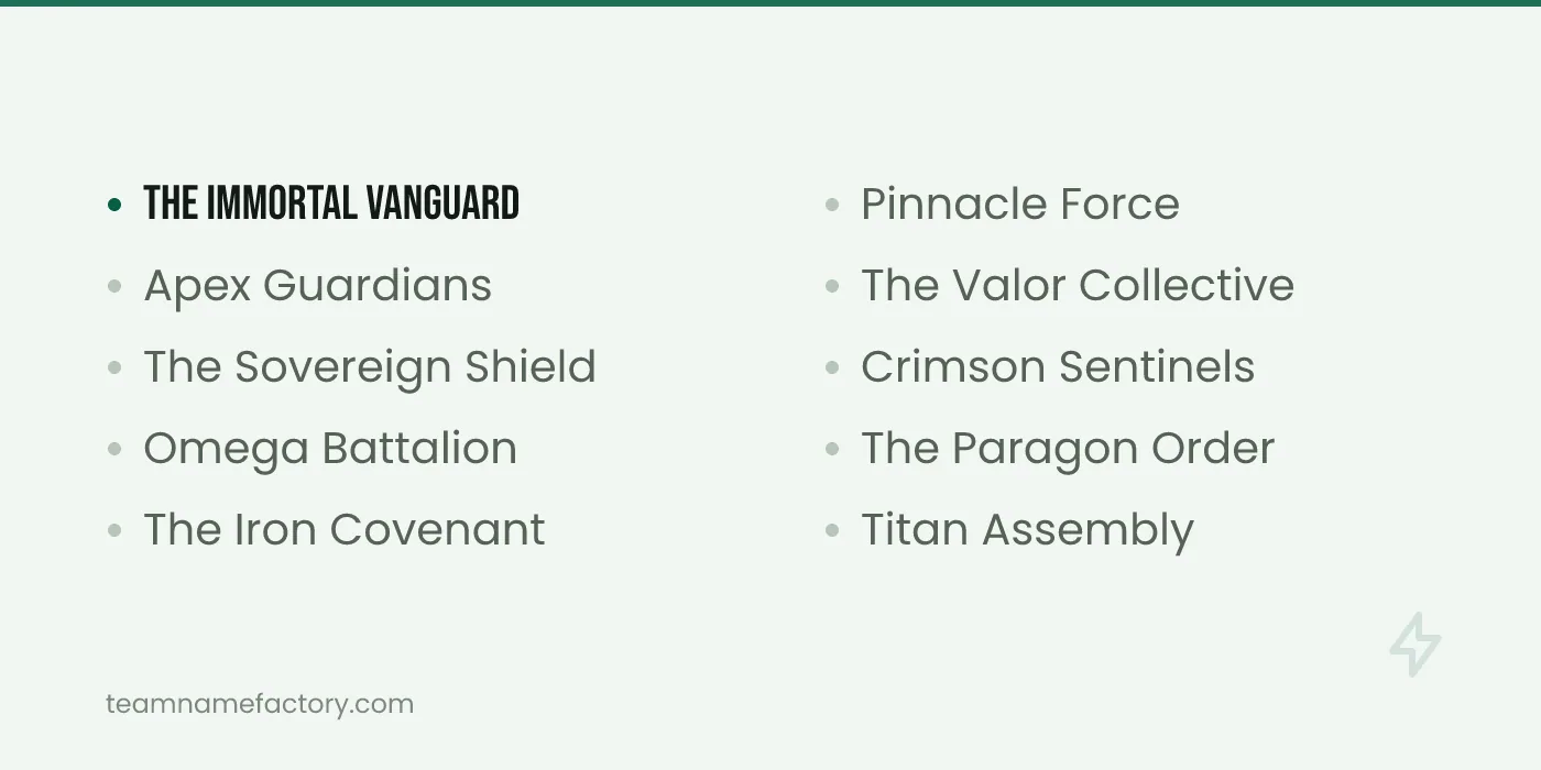 Epic Superhero Team Names — superhero team names ideas from teamnamefactory.com