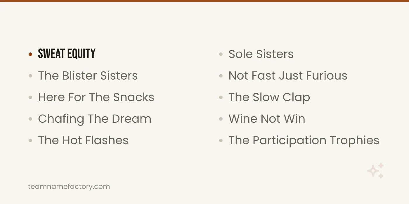 Funny Team Names for Women — team names for women ideas from teamnamefactory.com
