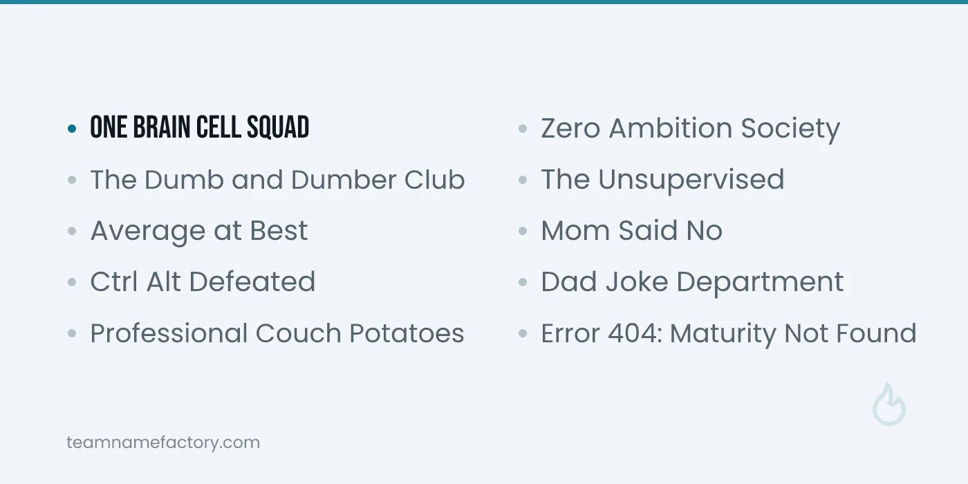 Funny Boys Group Names — boys group names ideas from teamnamefactory.com