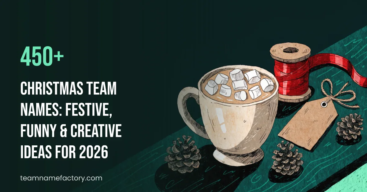450+ Christmas Team Names: Festive, Funny & Creative Ideas for 2026