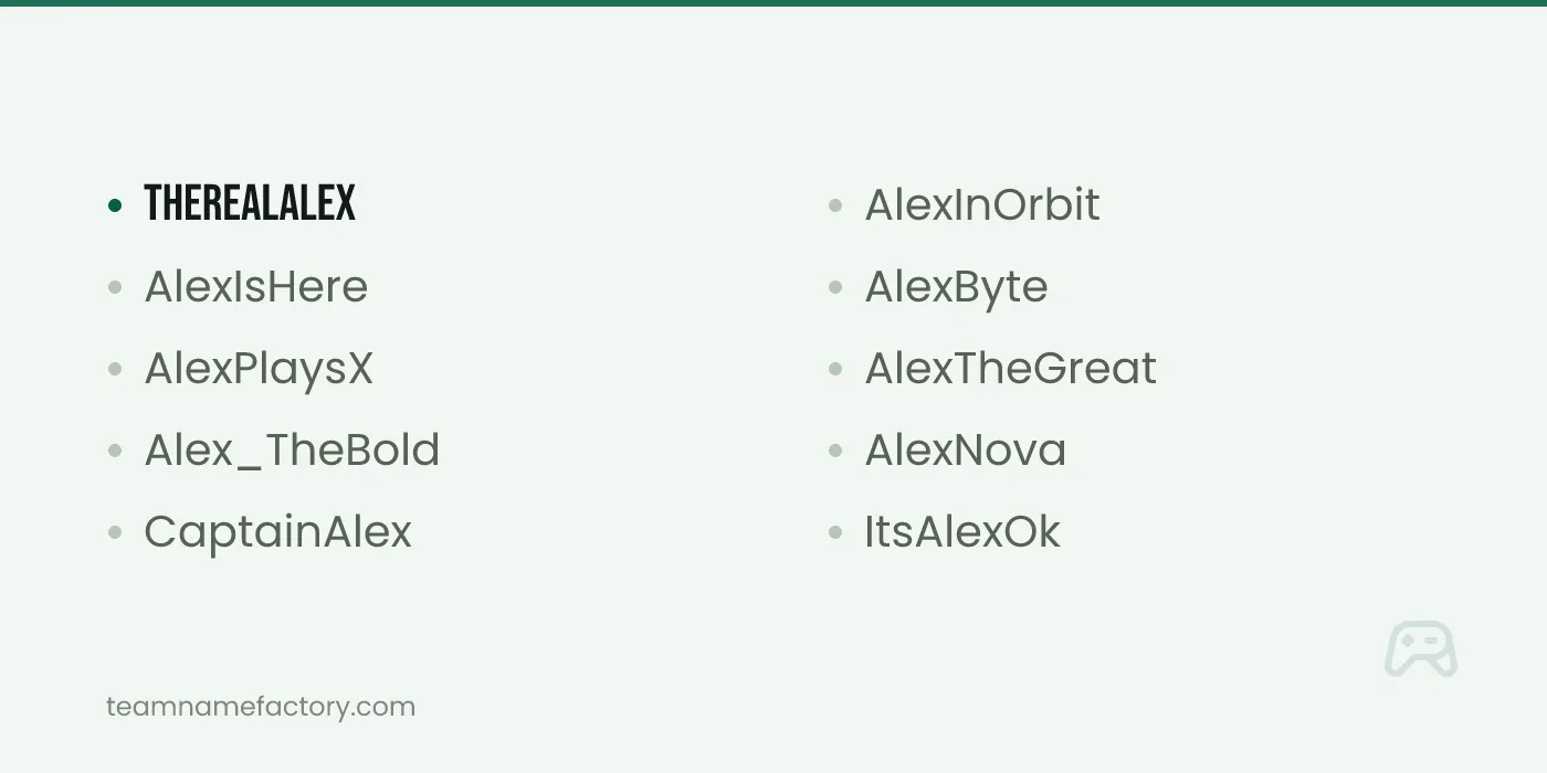 Cool Roblox Usernames With Your Name — cool roblox usernames ideas from teamnamefactory.com