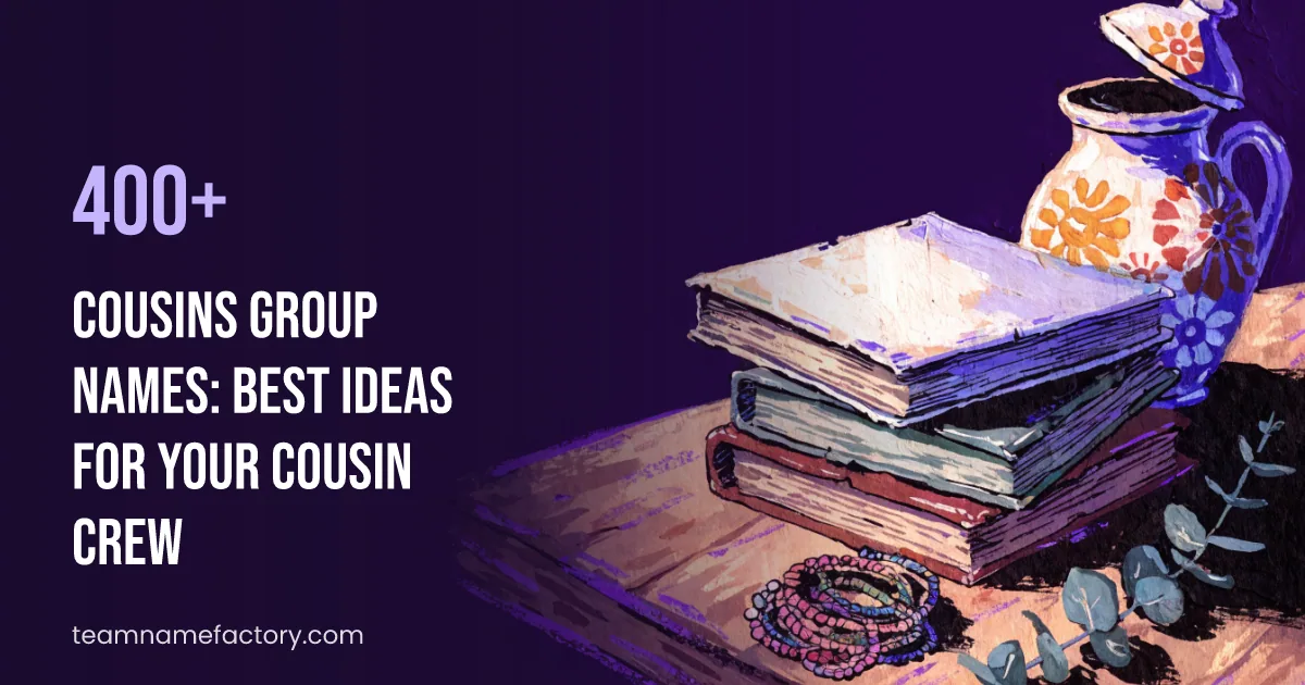 400+ Cousins Group Names: Best Ideas for Your Cousin Crew