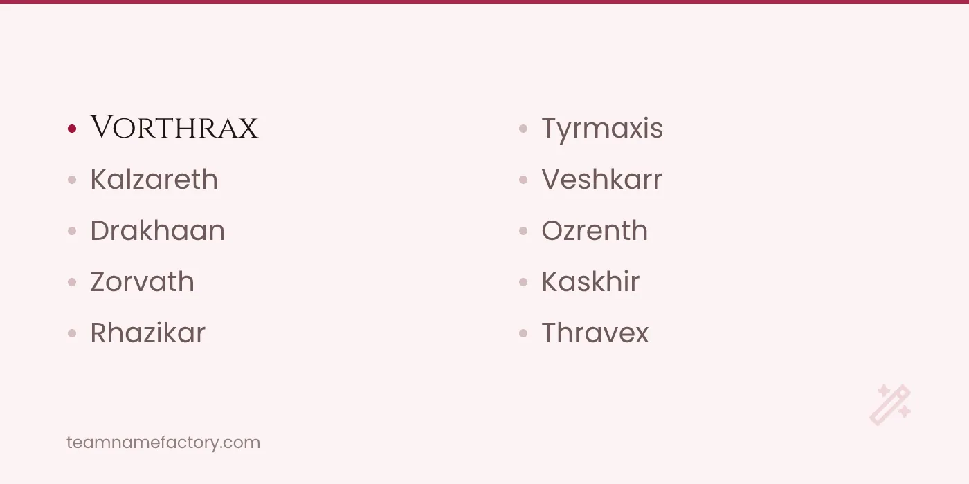 Cool Dragonborn Names — dragonborn names ideas from teamnamefactory.com
