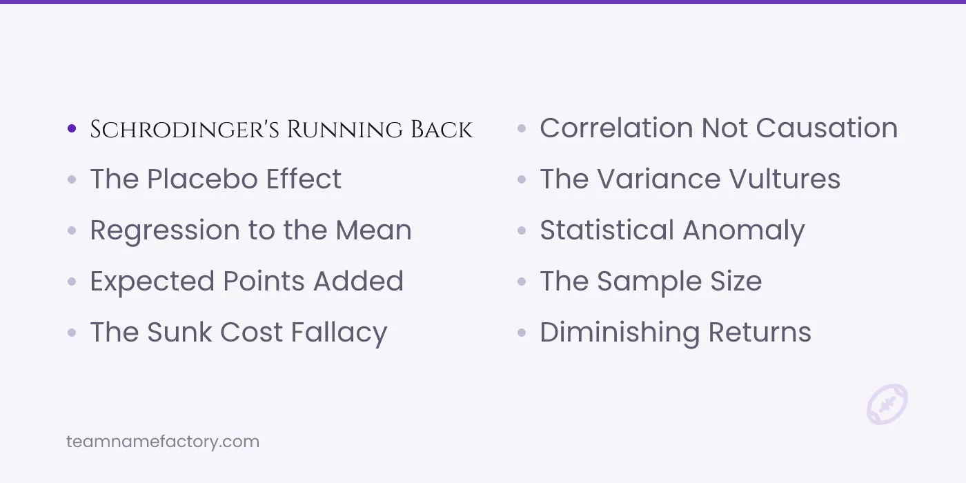 Creative Fantasy Football Team Names — fantasy football team names ideas from teamnamefactory.com