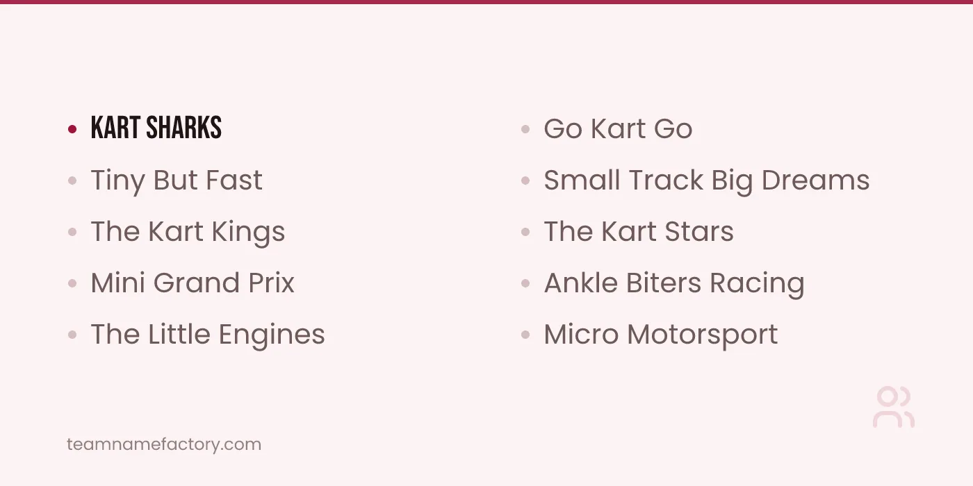 Racing Names by Color — racing team names ideas from teamnamefactory.com