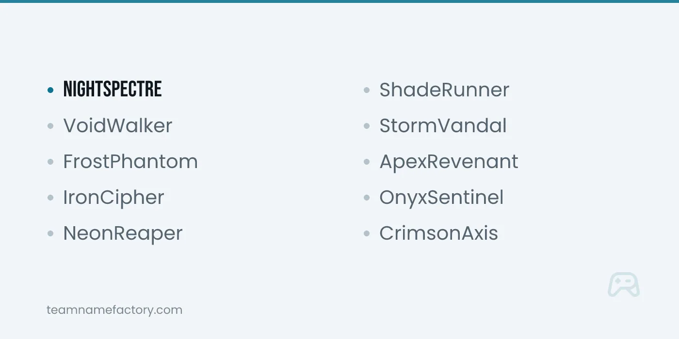 Cool Xbox Names — xbox names ideas from teamnamefactory.com