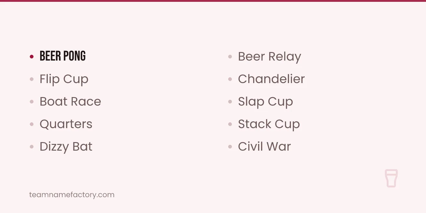 Beer Olympics Games — beer olympics ideas from teamnamefactory.com