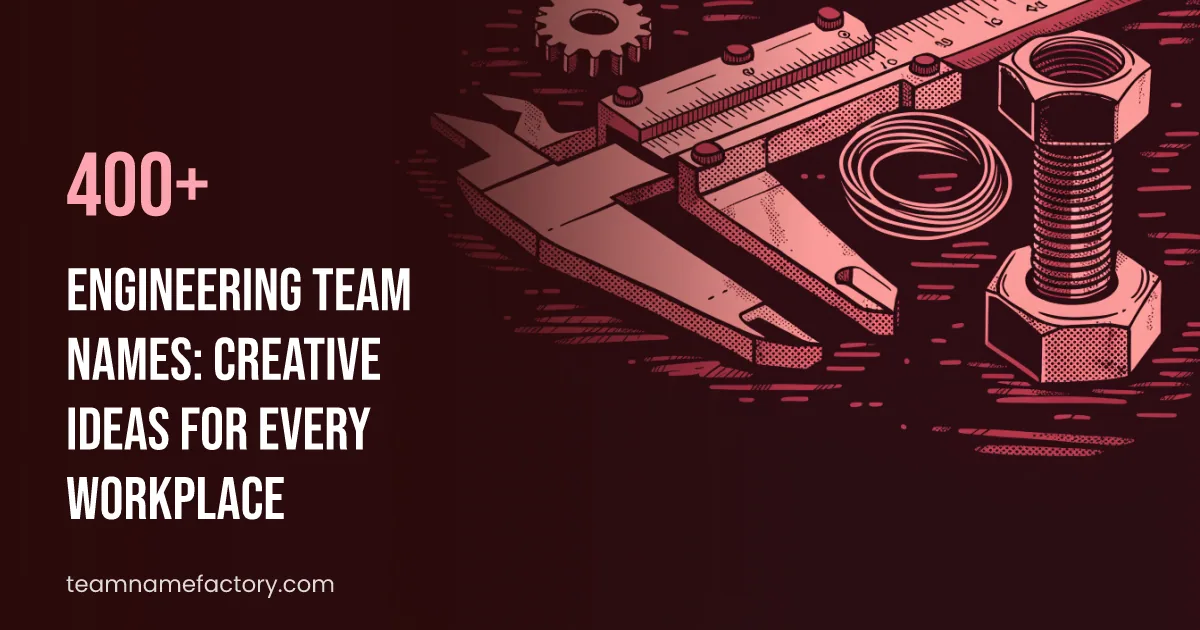 400+ Engineering Team Names: Creative Ideas for Every Workplace